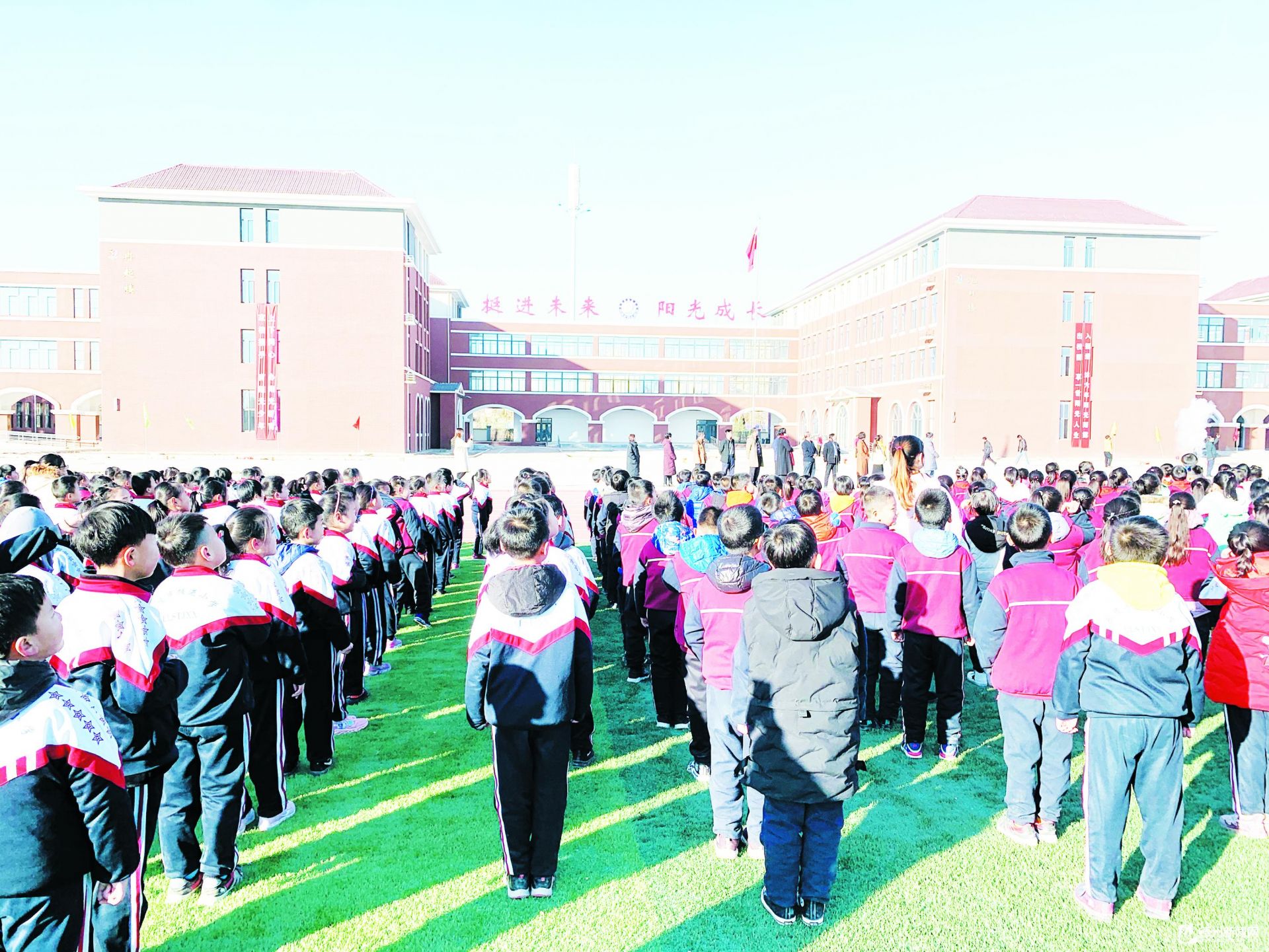 乐陵:挺进小学新校舍正式投入使用