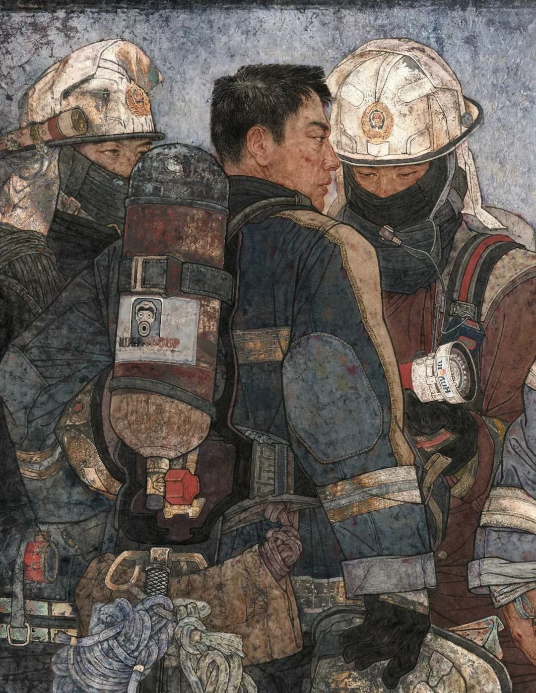 市青年画家李玉旺作品《使命》获第十三届美展画唯一金奖