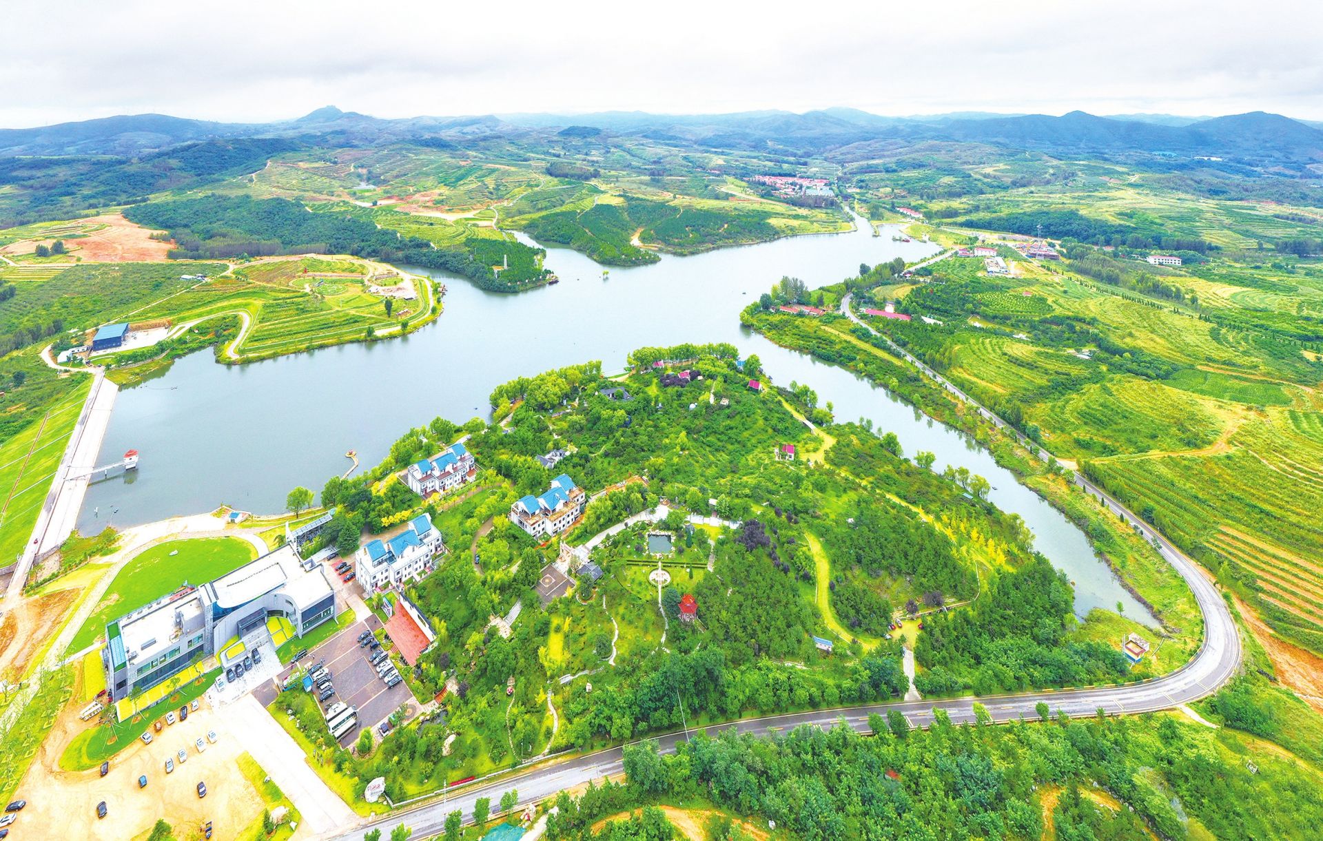 沂源县桃花岛景区图片