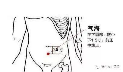 腹泻艾灸哪个部位图解图片