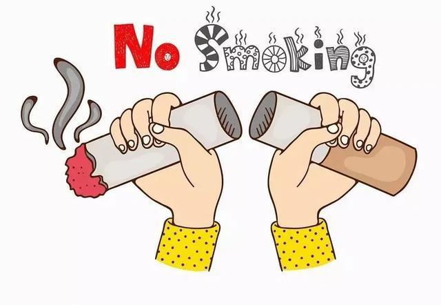 吸烟有害健康漫画图片图片